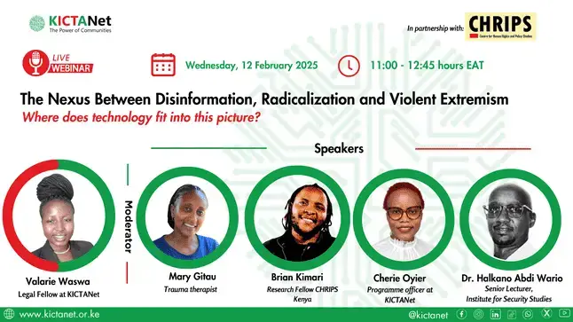 Countering Online Radicalization in the Age of Disinformation.