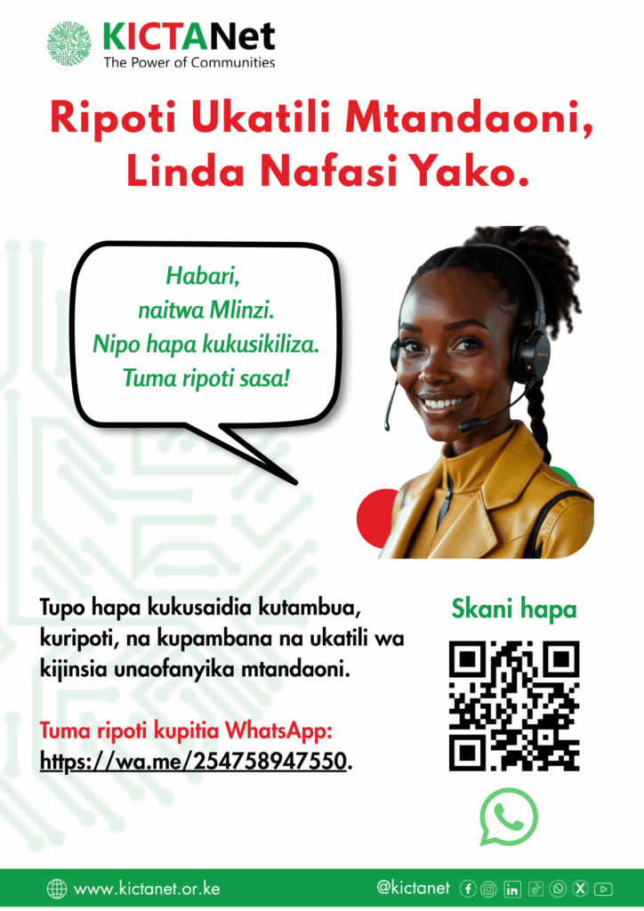 Report Swahili TFGBV — Right from WhatsApp