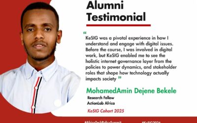 MohamedAmin Dejene Bekele: How KeSIG Shaped My Digital Leadership